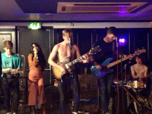 gladboy on stage at the reindeer